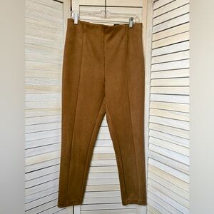 LOFT Faux Suede Ankle Pant